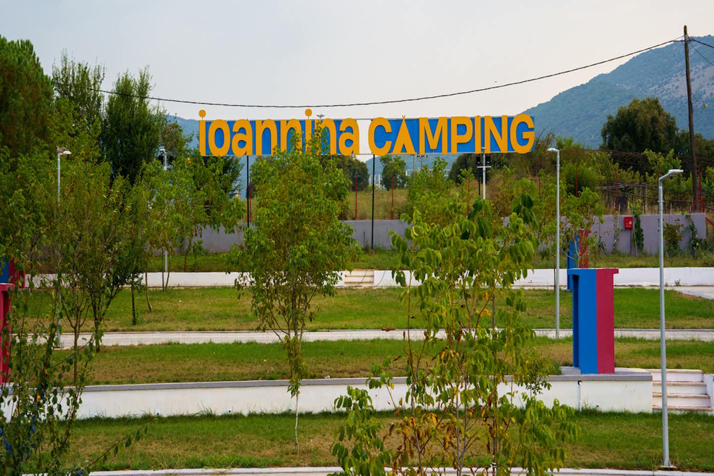 Ioannina Camping - Glamping - Überblick auf den Campingplatz