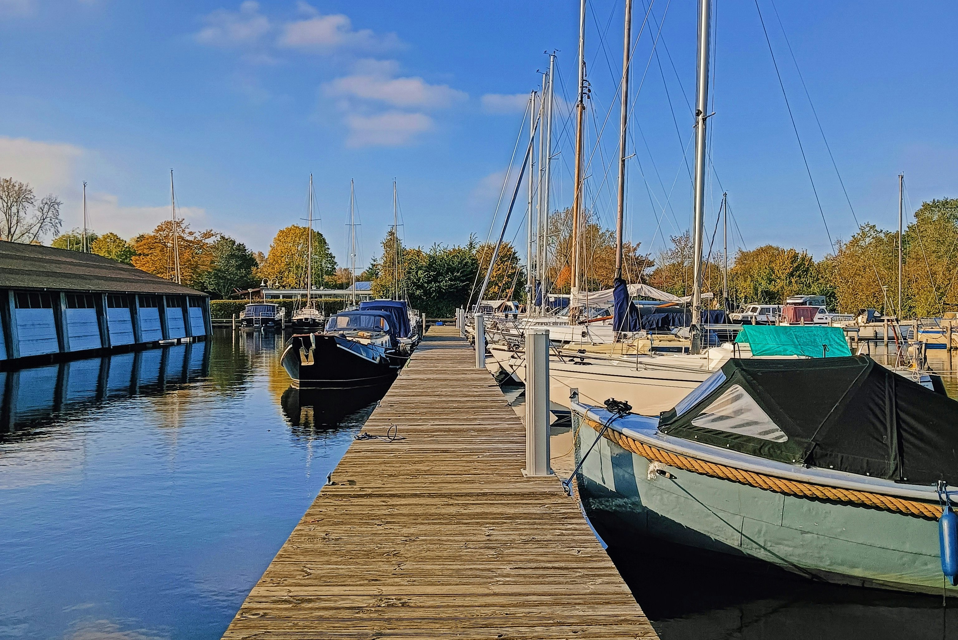 Jachthaven en Camping De Domp - Hafen am Campingplatz