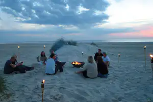 Jambo Feriepark - Lagerfeuer am Strand