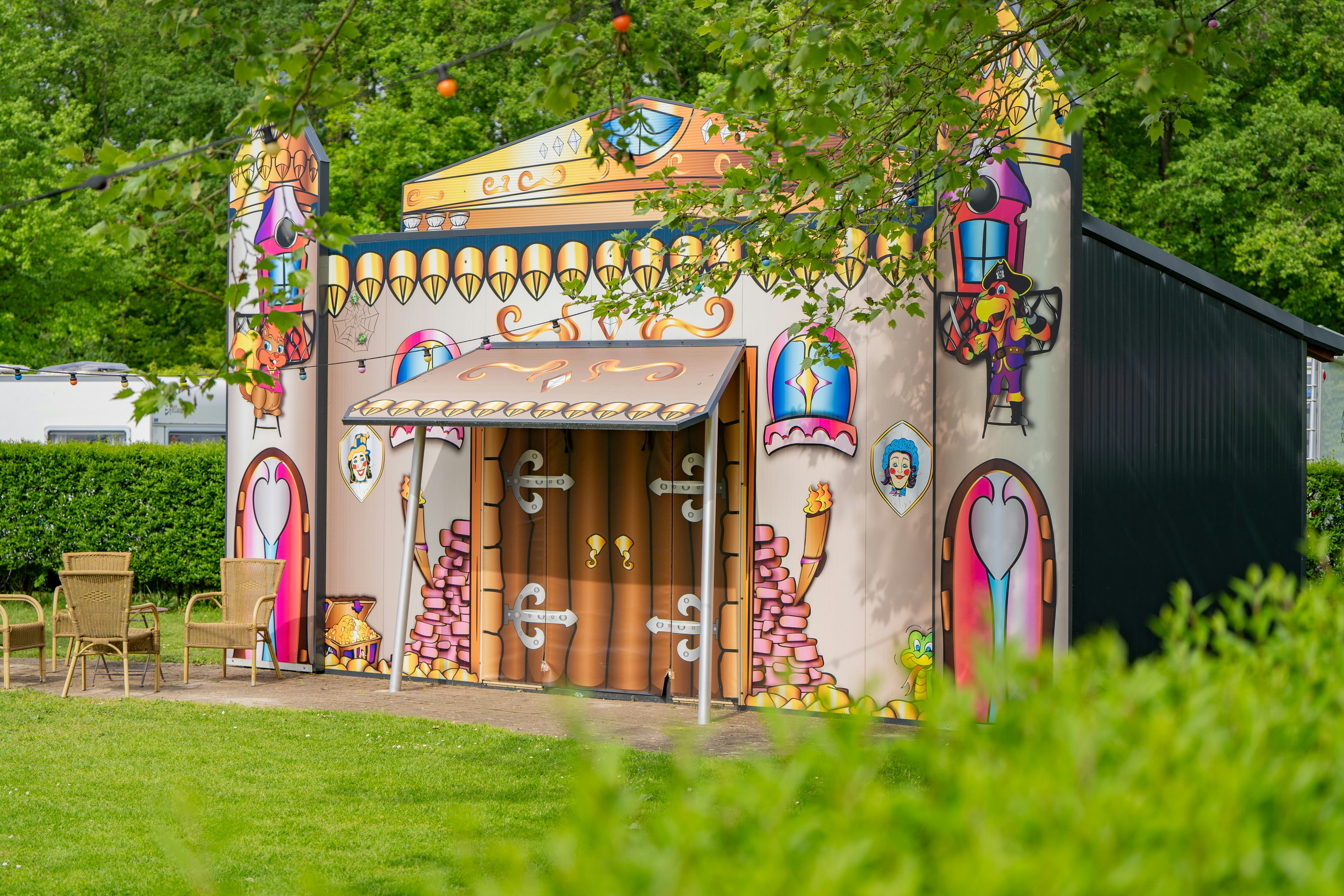 Jan Klaassen Dromenland - Themen-Mietunterkunft auf dem Campingplatz