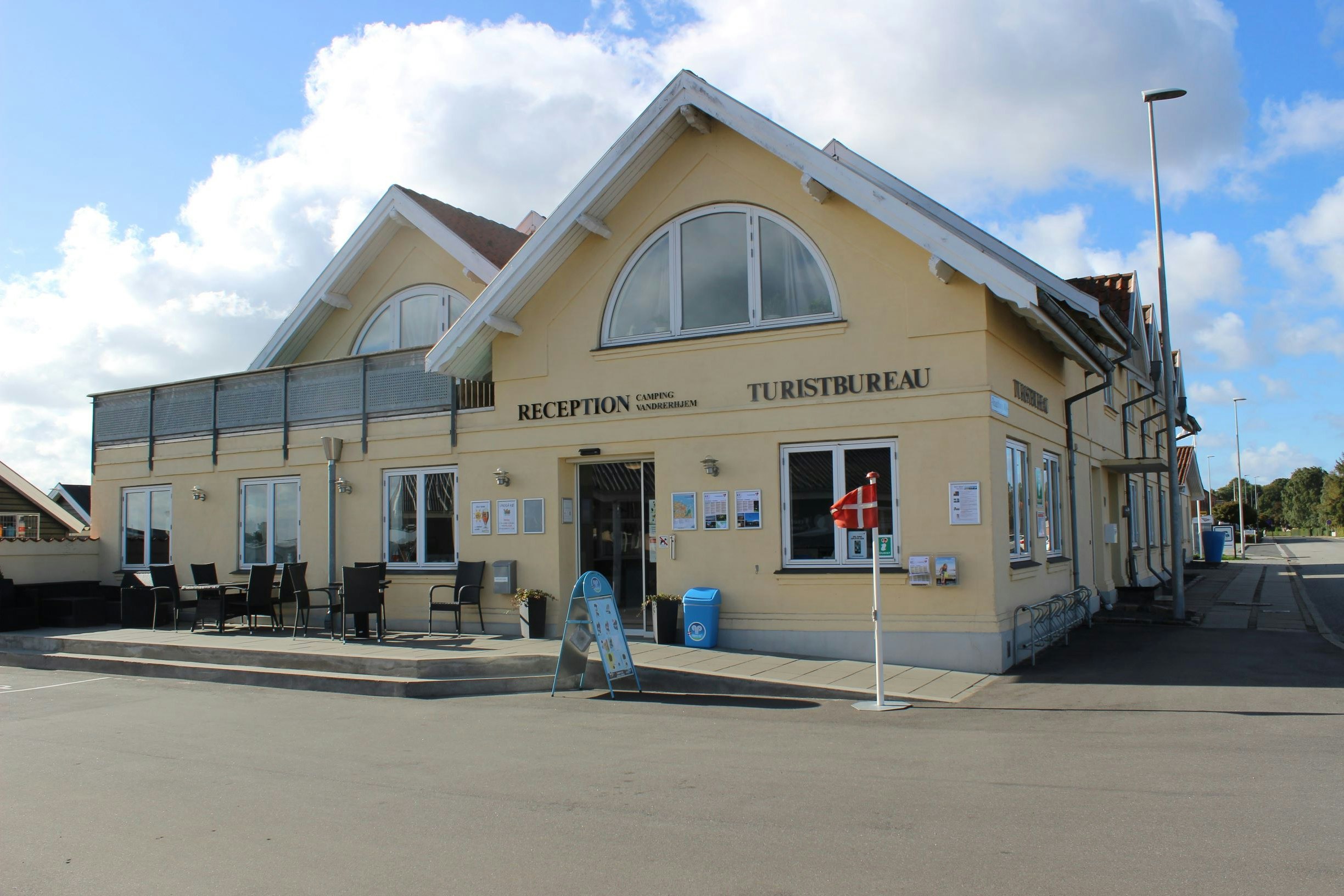 Juelsminde Strand Camping -  Rezeption auf dem Campingplatz