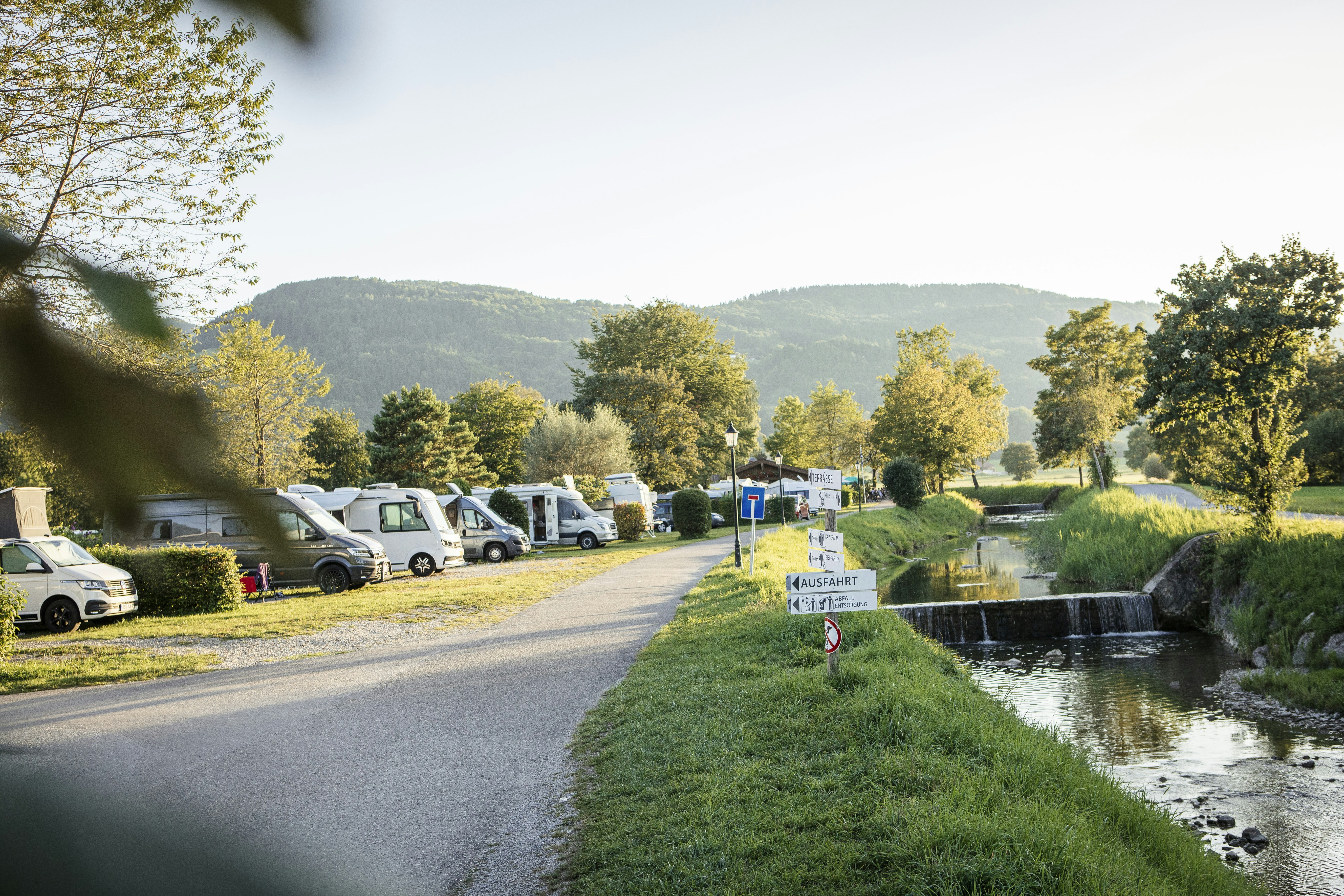 Kaiser Camping - Standplätze auf dem Campingplatz