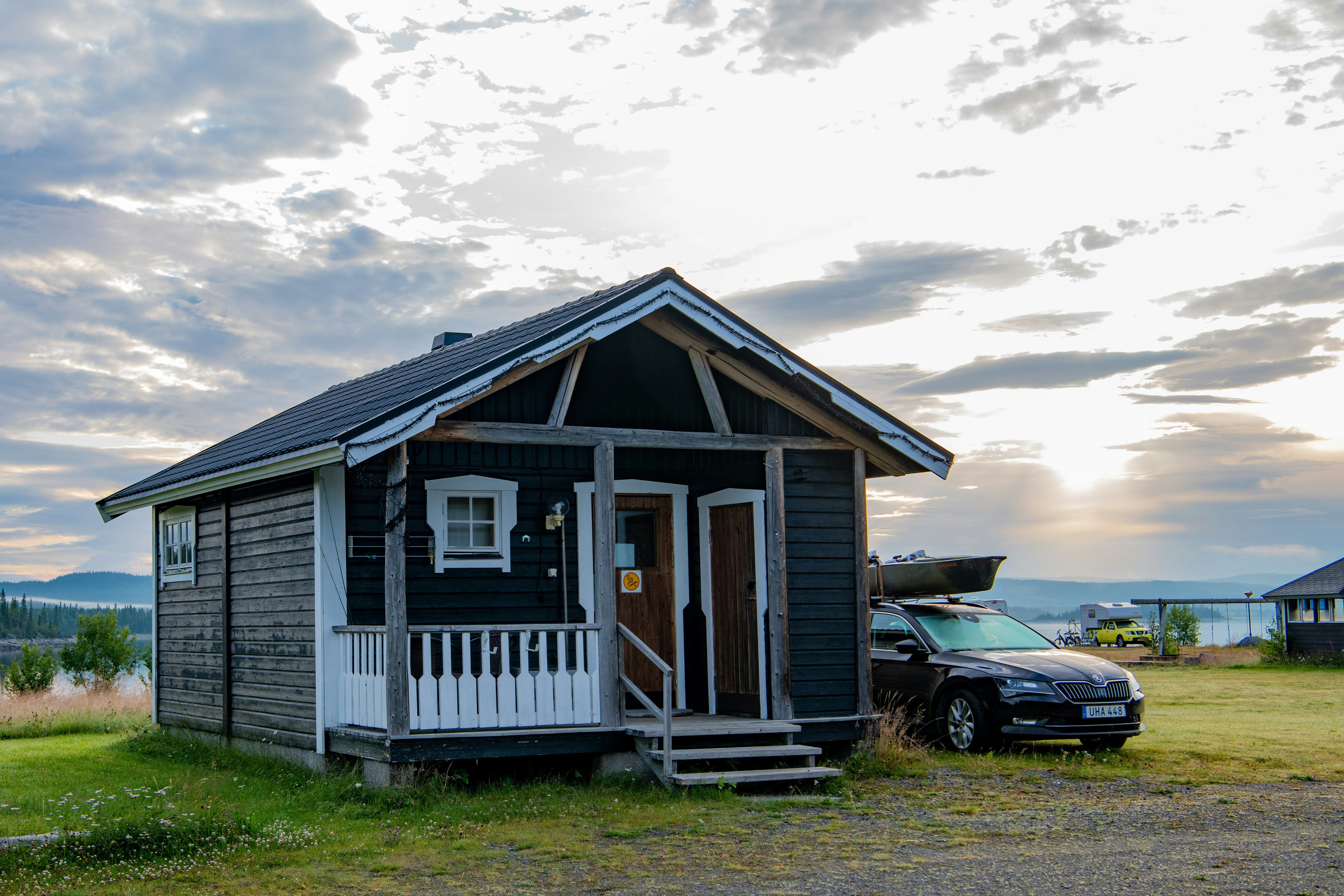 Kallsedets Fjällcenter - Mobilheim auf dem Campingplatz