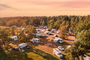Kalmar Camping Rafshagsudden - Luftaufnahme des Campingplatzes