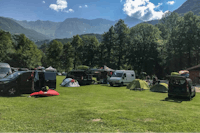 Kamp Lazar - der Wohnwagen- und Zeltstellplatz des Campingplatzes