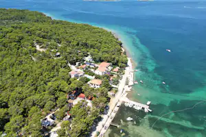 Camping Taber Pašman - Campingplatz aus der Vogelperspektive