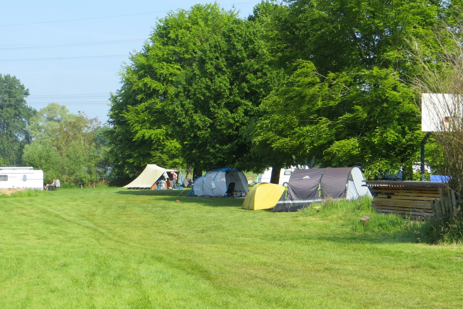 Kampeerboerderij De Baankreis - Standplatzwiese auf dem Campingplatz