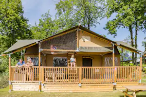 Kampeerdorp De Zandstuve - Glamping-Zelt auf dem Campingplatz