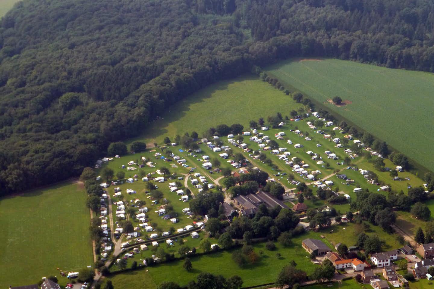 Kampeerterrein Oosterberg  - Luftaufnahme des Campingplatzes