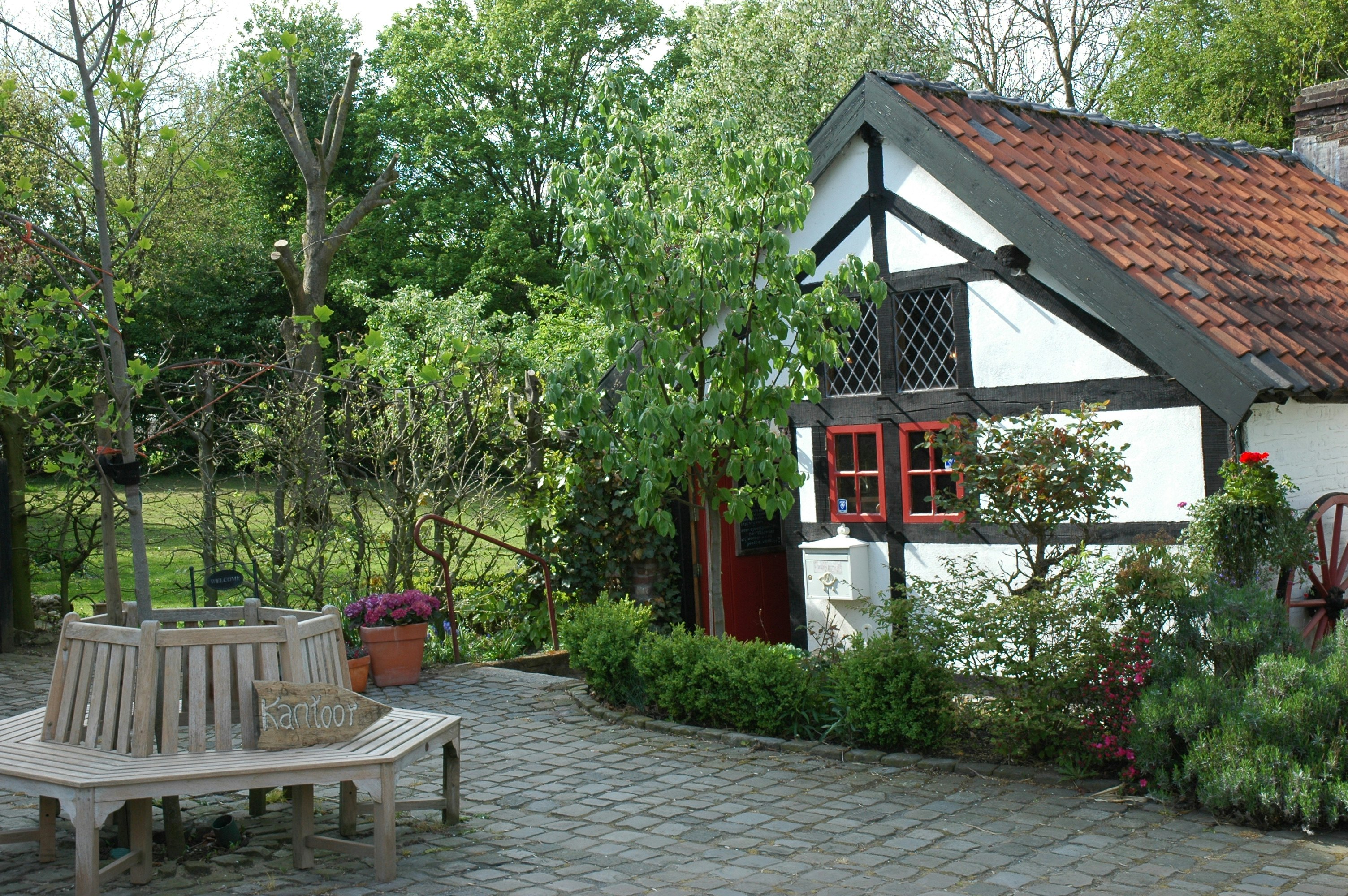 Kampeerterrein Oosterberg - Rezeptionsgebäude auf dem Campingplatz