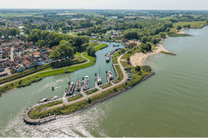 Kampeervereniging de Mosterdpot - Campingplatz aus der Vogelperspektive