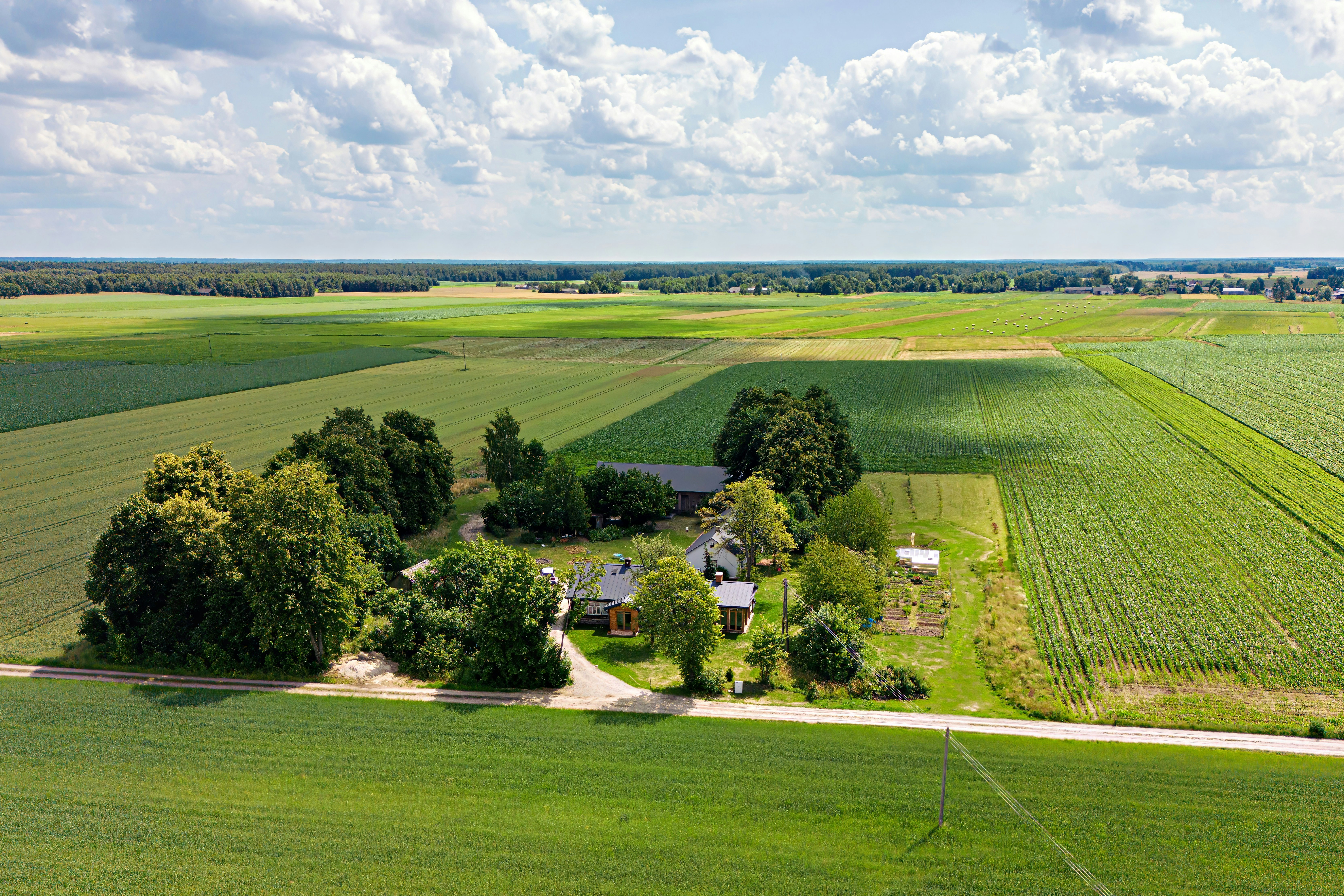Kampinski Campground and Accommodation  - Luftaufnahme des Campingplatzes im Grünen