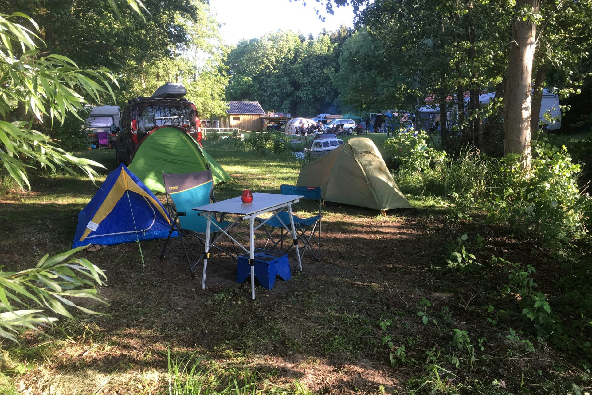 Naturcampingplatz Kanucamp Canow - Zeltplätze auf dem Campingplatz