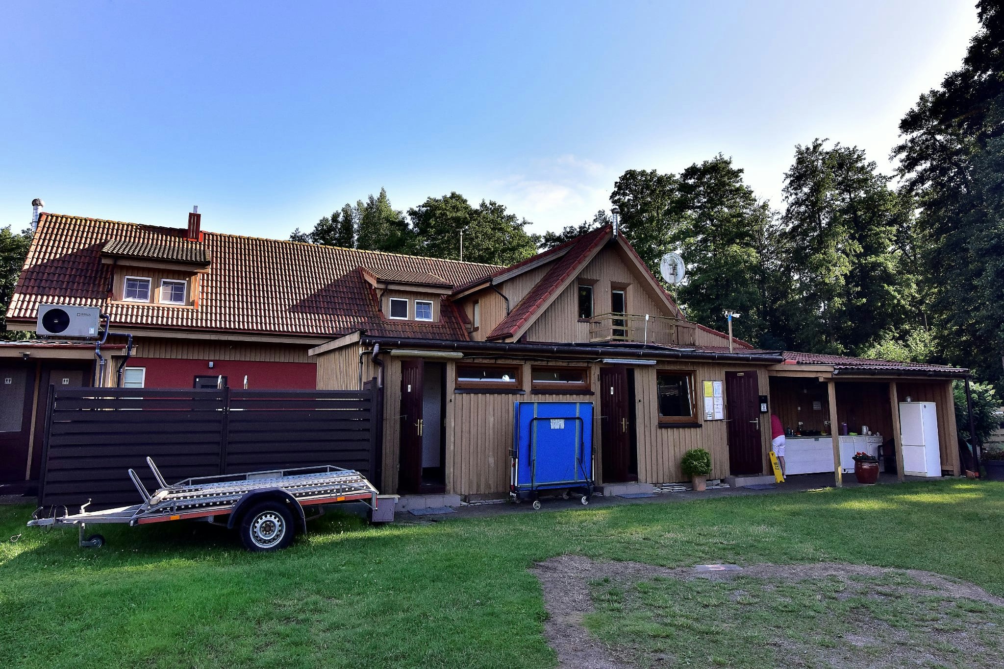 Karkle Camp - Hauptgebäude auf dem Campingplatz