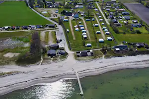 Købingsmark-Strand-Camping - Luftaufnahme des Campingplatzes