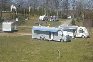 Kempingas Slėnyje - Eingang des Campingplatz