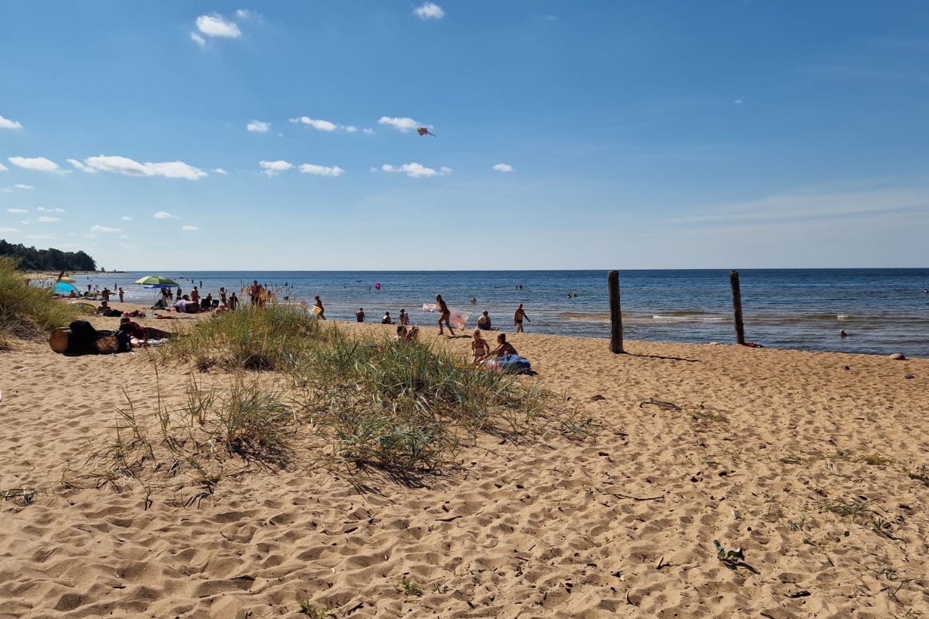 Kempings Jūrasdzeņi - Blick auf den Strand