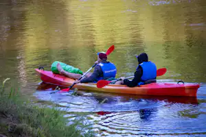Kempings Žagarkalns - Kanufahren als Freizeitaktivität auf dem Campingplatz