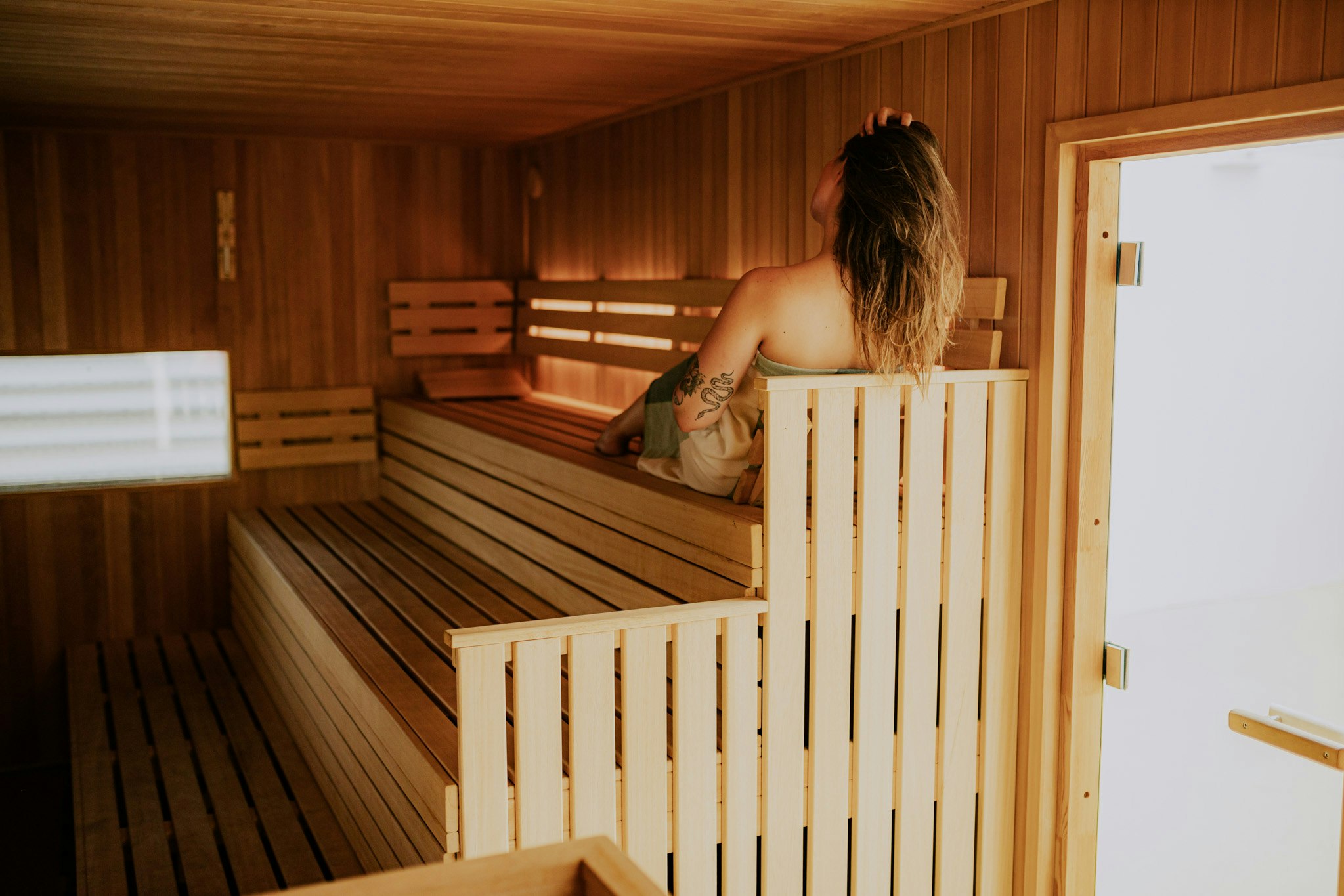 Kennemer Duincamping de Lakens - Sauna auf dem Campingplatz