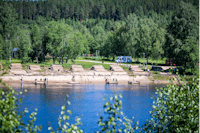 Klarälvens Camping - Badestrand des Campingplatzes