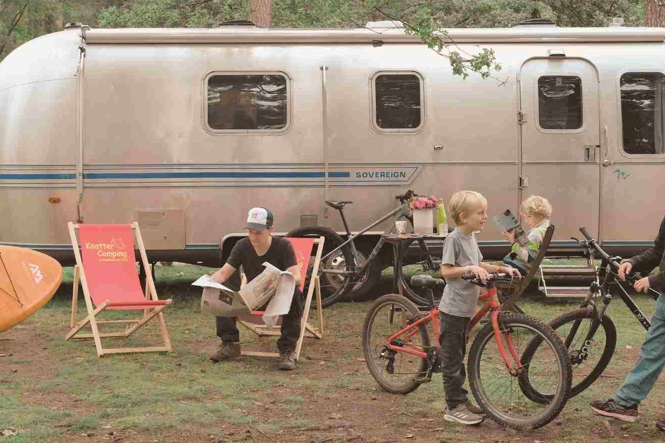 Knattercamping in Bantikow am See - Standplätze auf dem Campingplatz