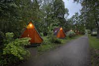 KNAUS Campingpark Leipzig - Campinghütten auf dem Campingplatz
