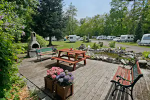 KNAUS Campingpark Nürnberg - Grillstelle auf dem Campingplatz