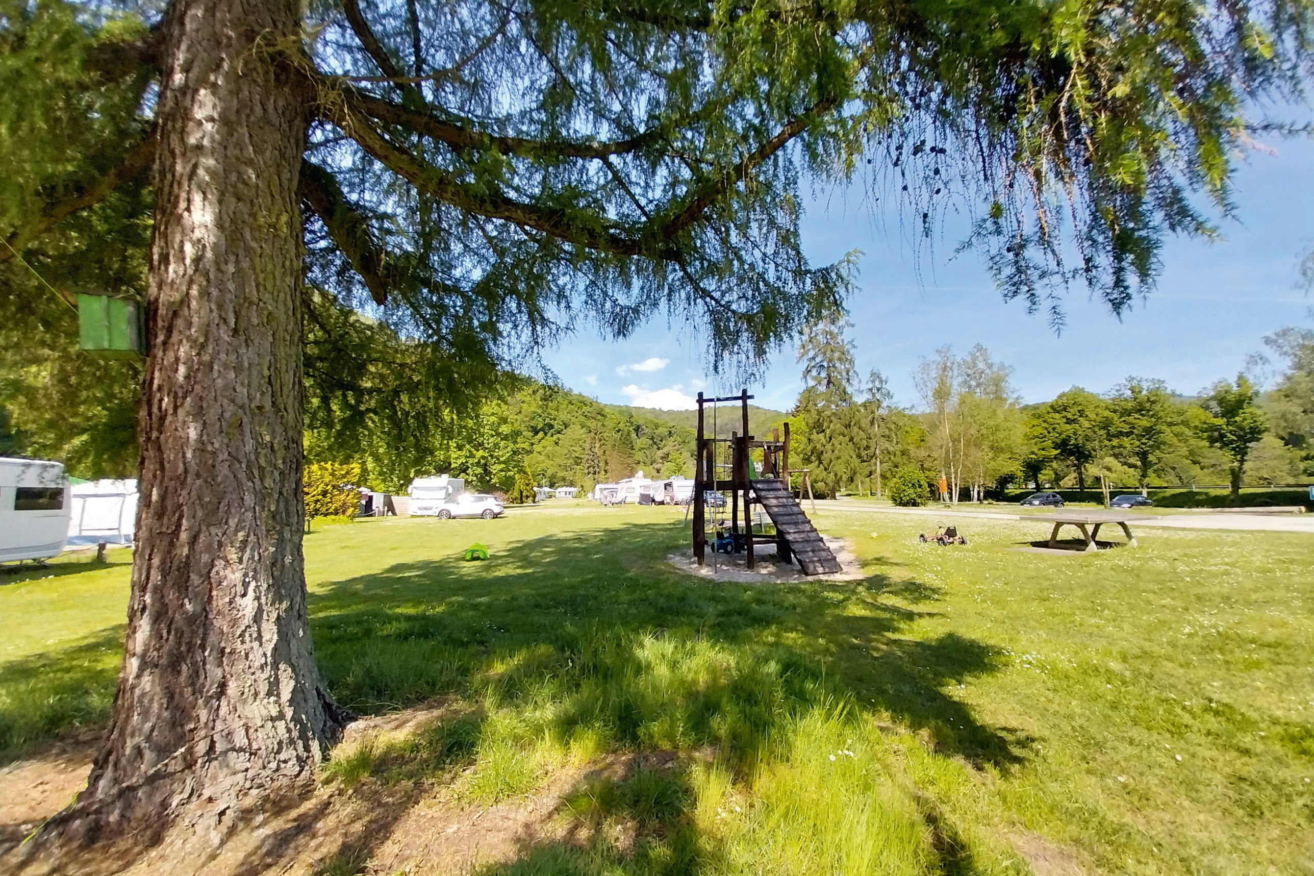 KNAUS Campingpark Schloss Langenau - Spielplatz auf dem Campingplatz