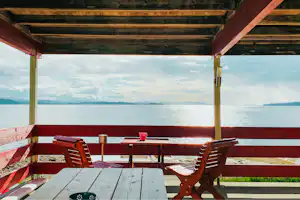 Koa Camping - Terrasse mit Meerblick