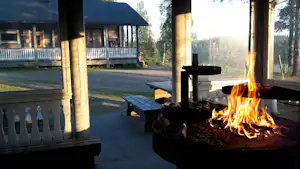 Koli Freetime - Lagerfeuerstelle auf dem Campingplatz