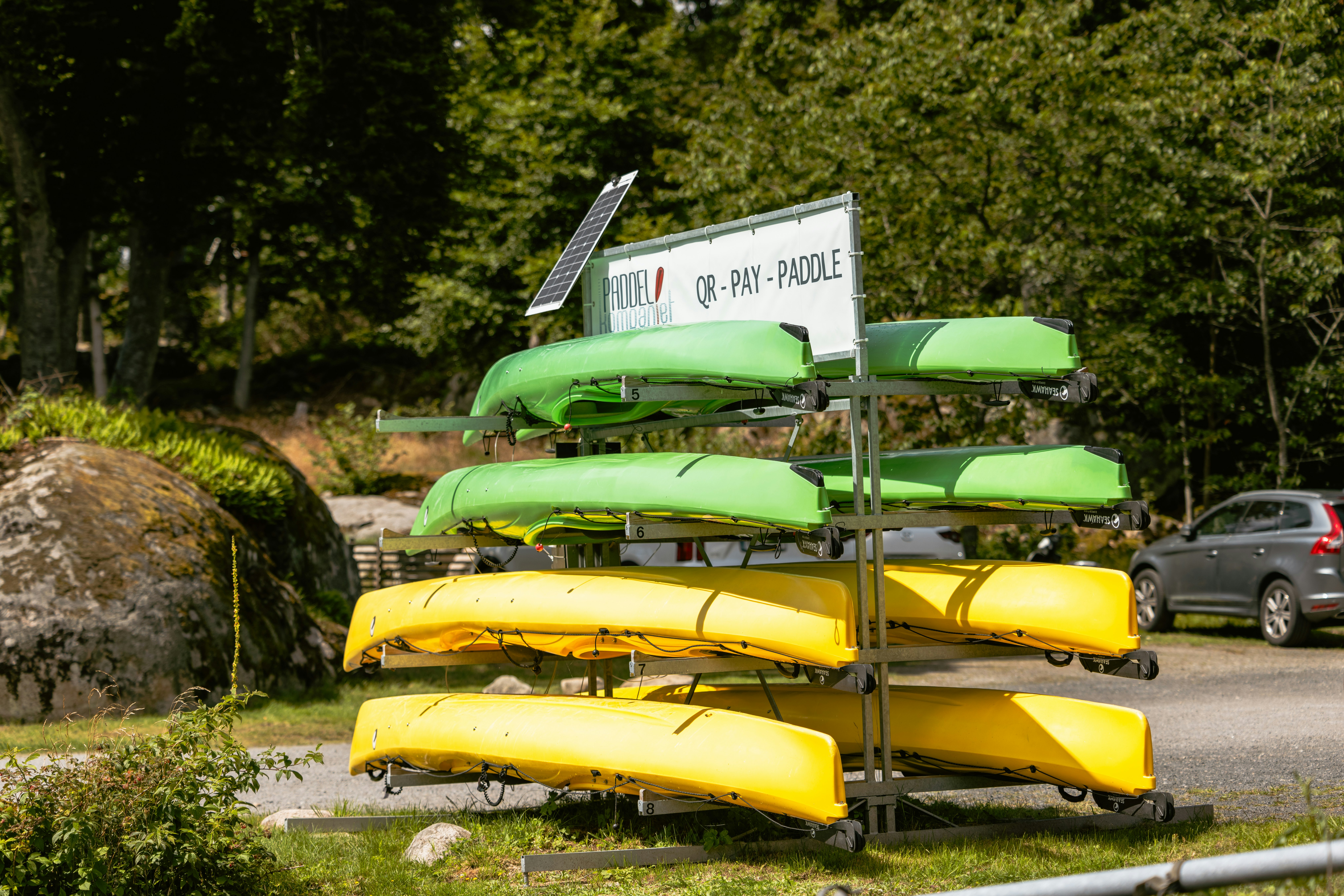 Kolleviks Camping - Kanuverleih auf dem Campingplatz