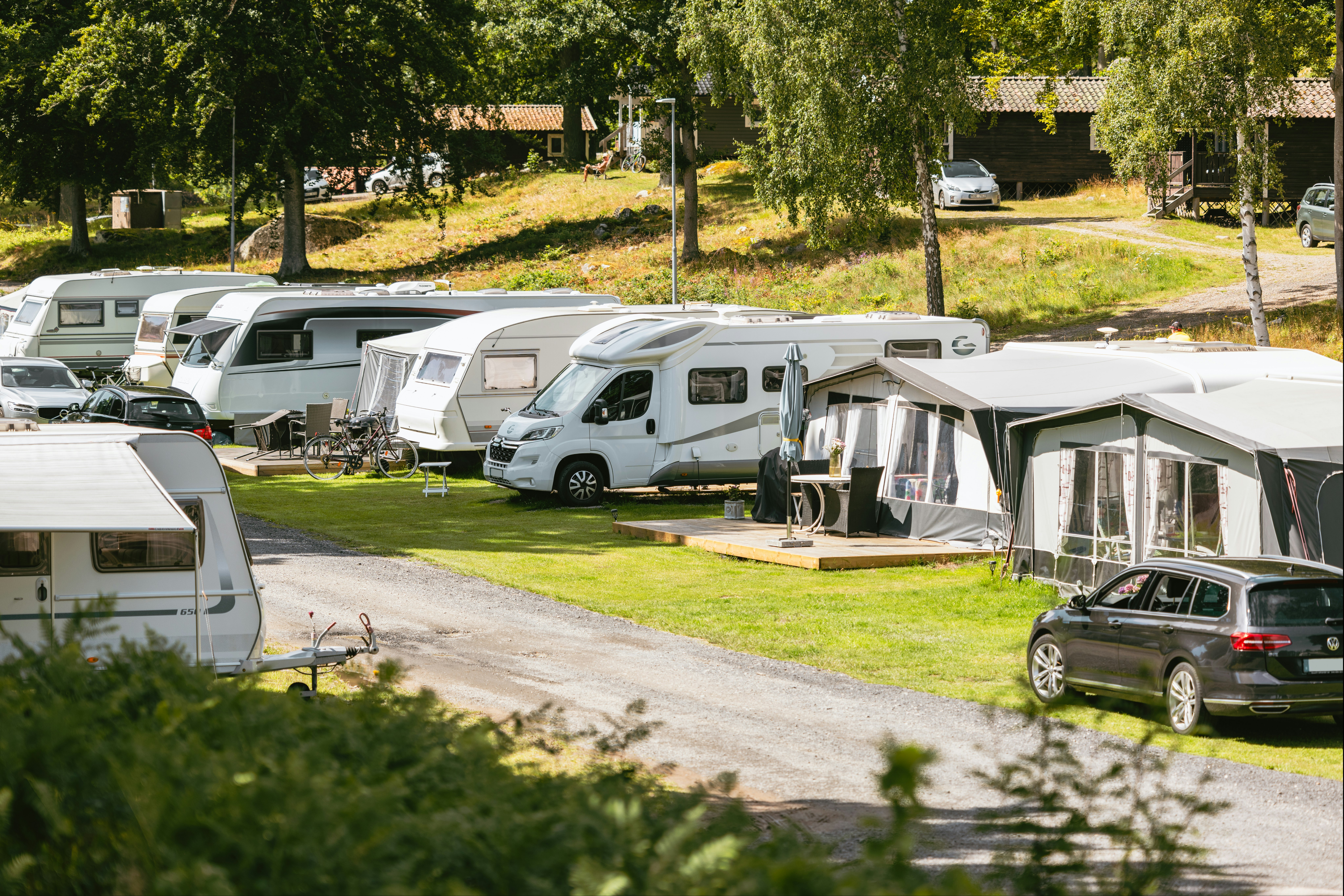 Kolleviks Camping och Stugby - Standplätze auf dem Campingplatz
