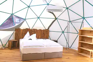 Komfortcamping Berau - Mobilheim auf dem Campingplatz