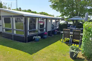 Kongsøre camping - Blick auf die Standplätze auf der Wiese