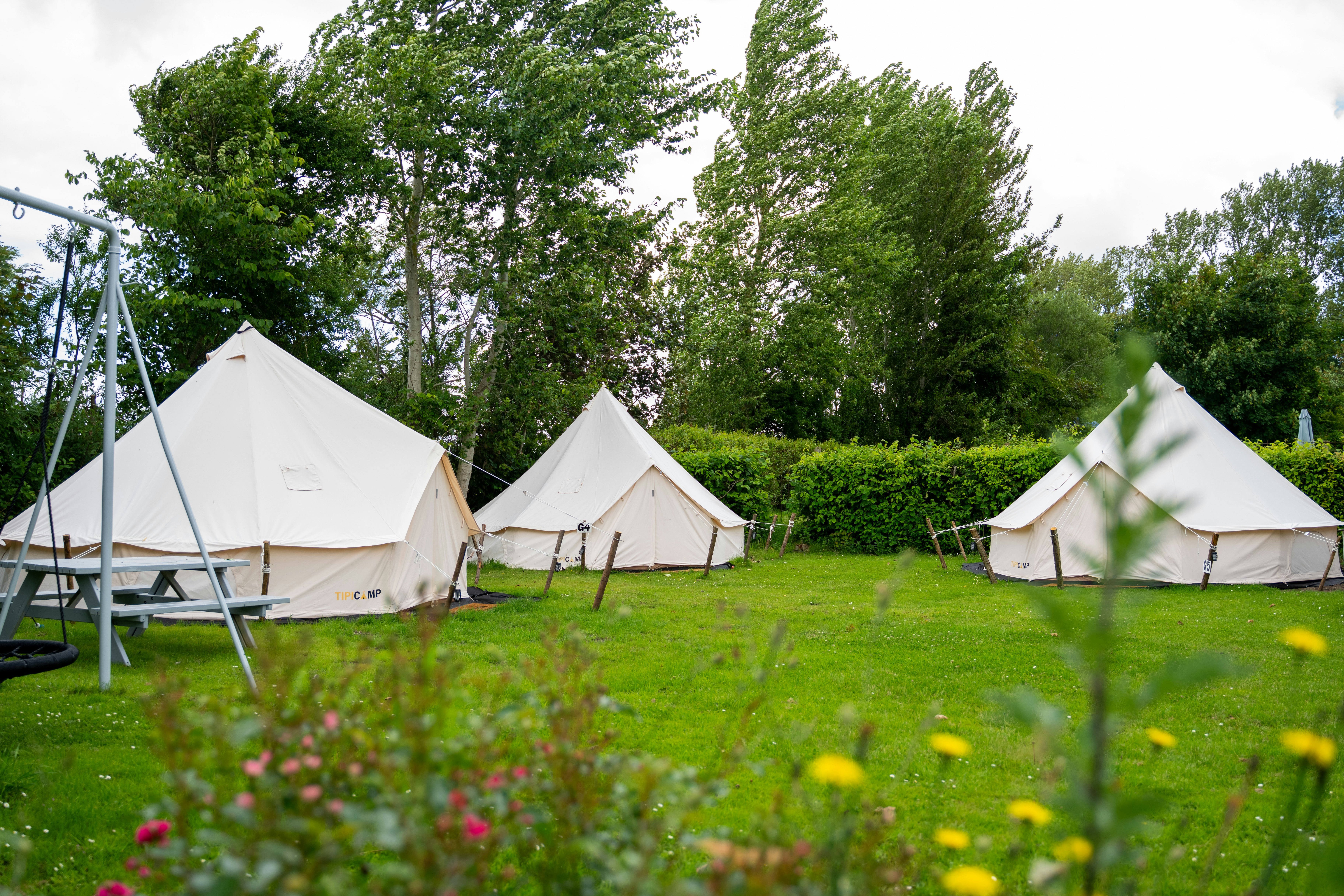 Kongsøre camping - Glamping-Zelte auf dem Campingplatz