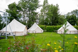 Kongsøre camping - Glamping-Zelte auf dem Campingplatz