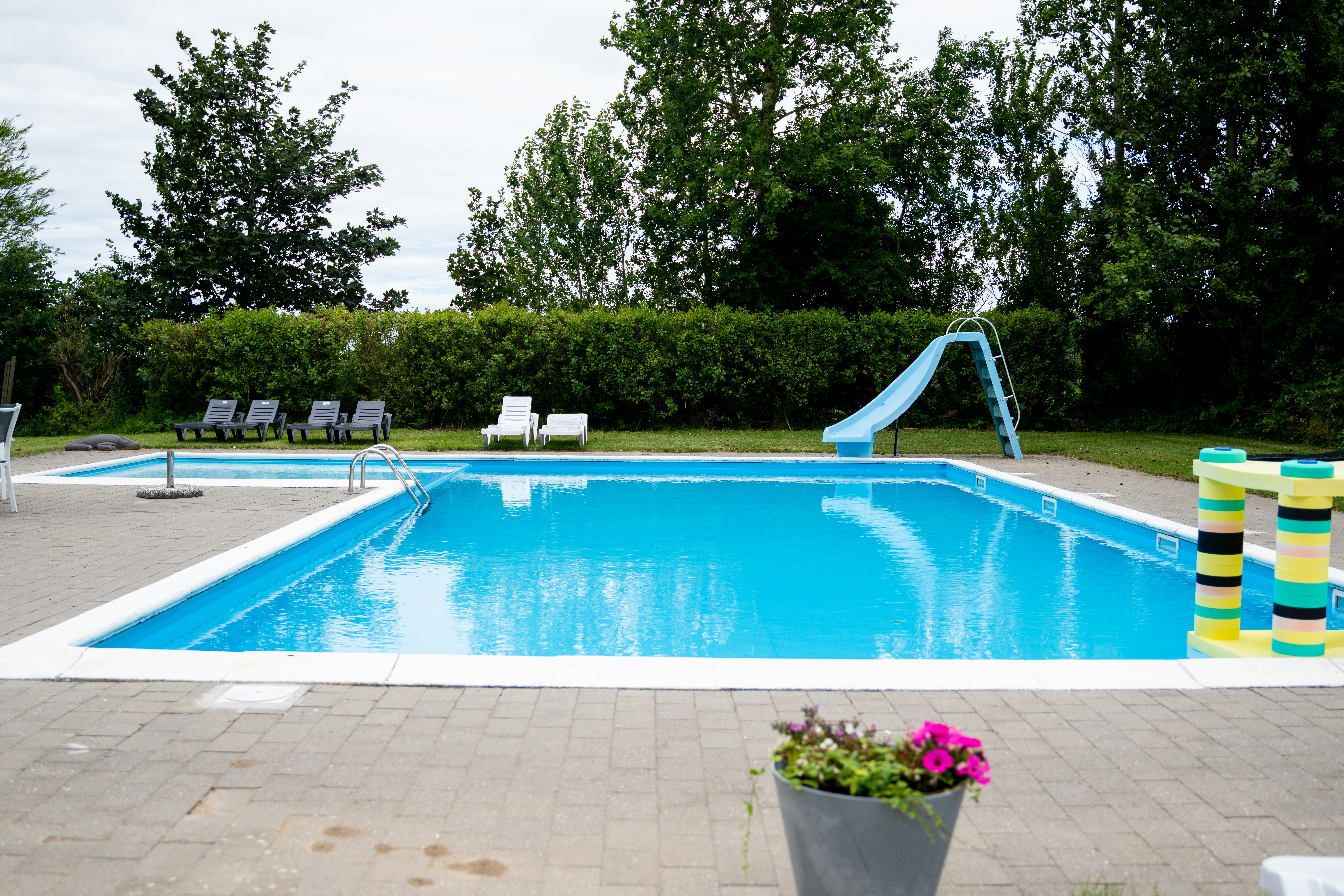 Kongsøre camping - Pool im Freien auf dem Campingplatz