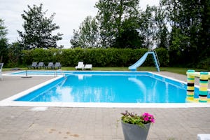 Kongsøre camping - Pool im Freien auf dem Campingplatz