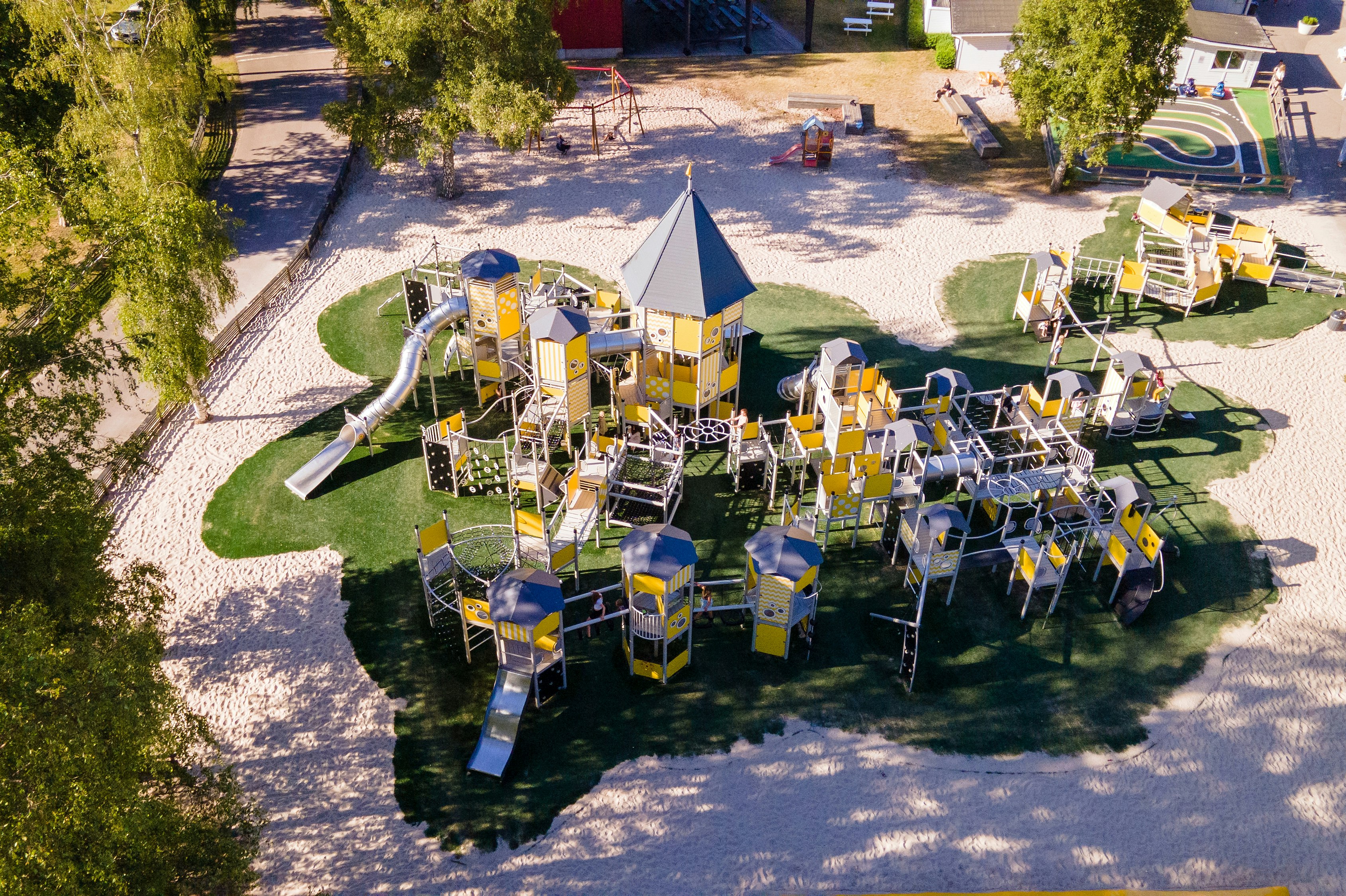 Böda Sand Beach Resort - Großer Kinderspielplatz auf dem Campingplatz