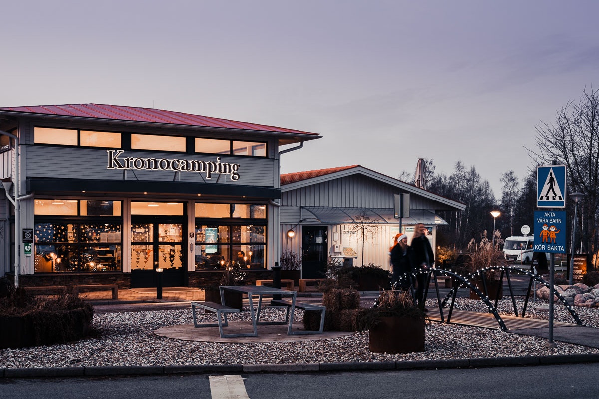 Kronocamping Lidköping - Blick auf den Campingplatz