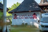Kurcamping Castrum Hévíz - Einfahrt des Campingplatzes