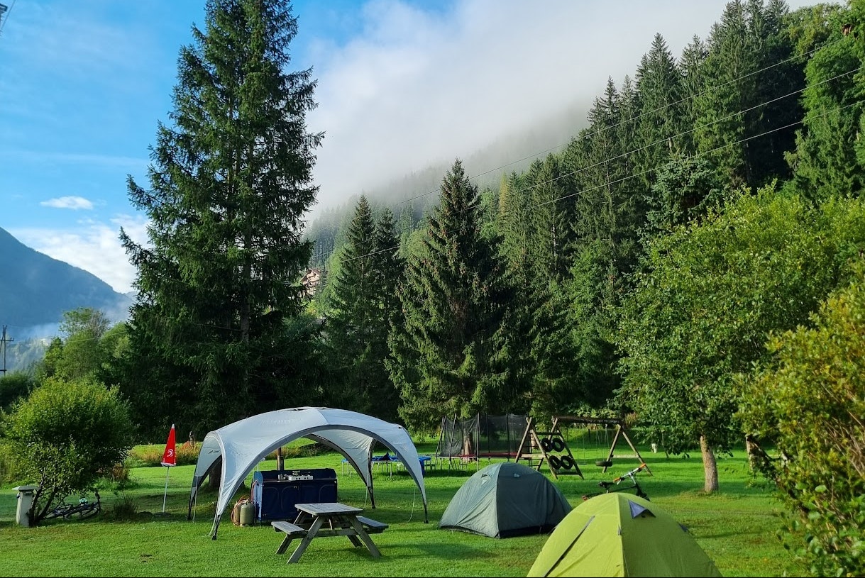 Kurcamping Erlengrund - Zeltwiese auf dem Campingplatz