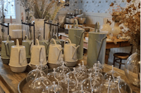Läckö Strand - Laden mit Keramik- und Dekoartikeln auf dem Campingplatz