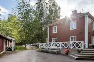 Läckö Strand - Servicegebäude auf dem Campingplatz