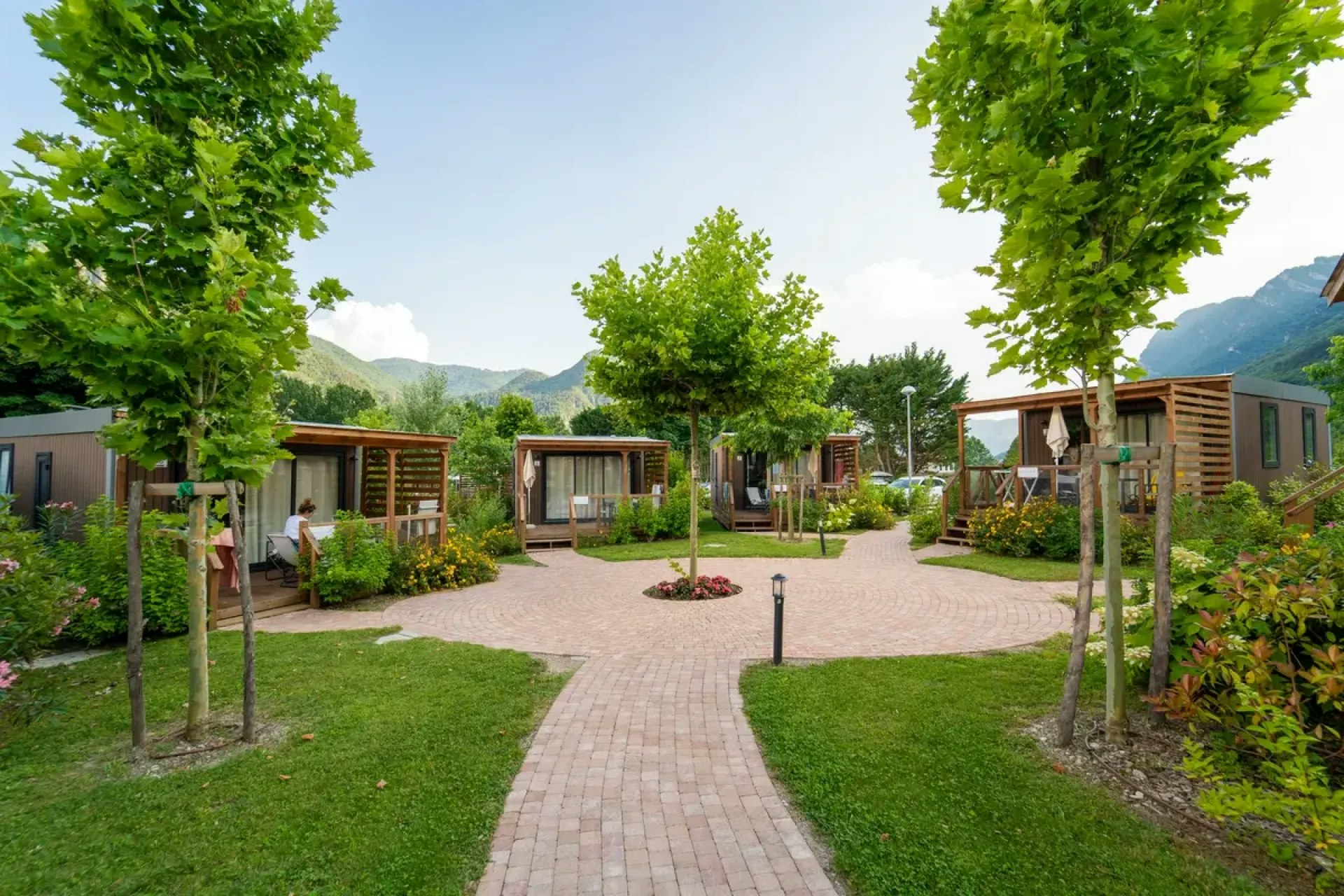 Lago Idro Camping Boutique - Außenansicht Mobilheime