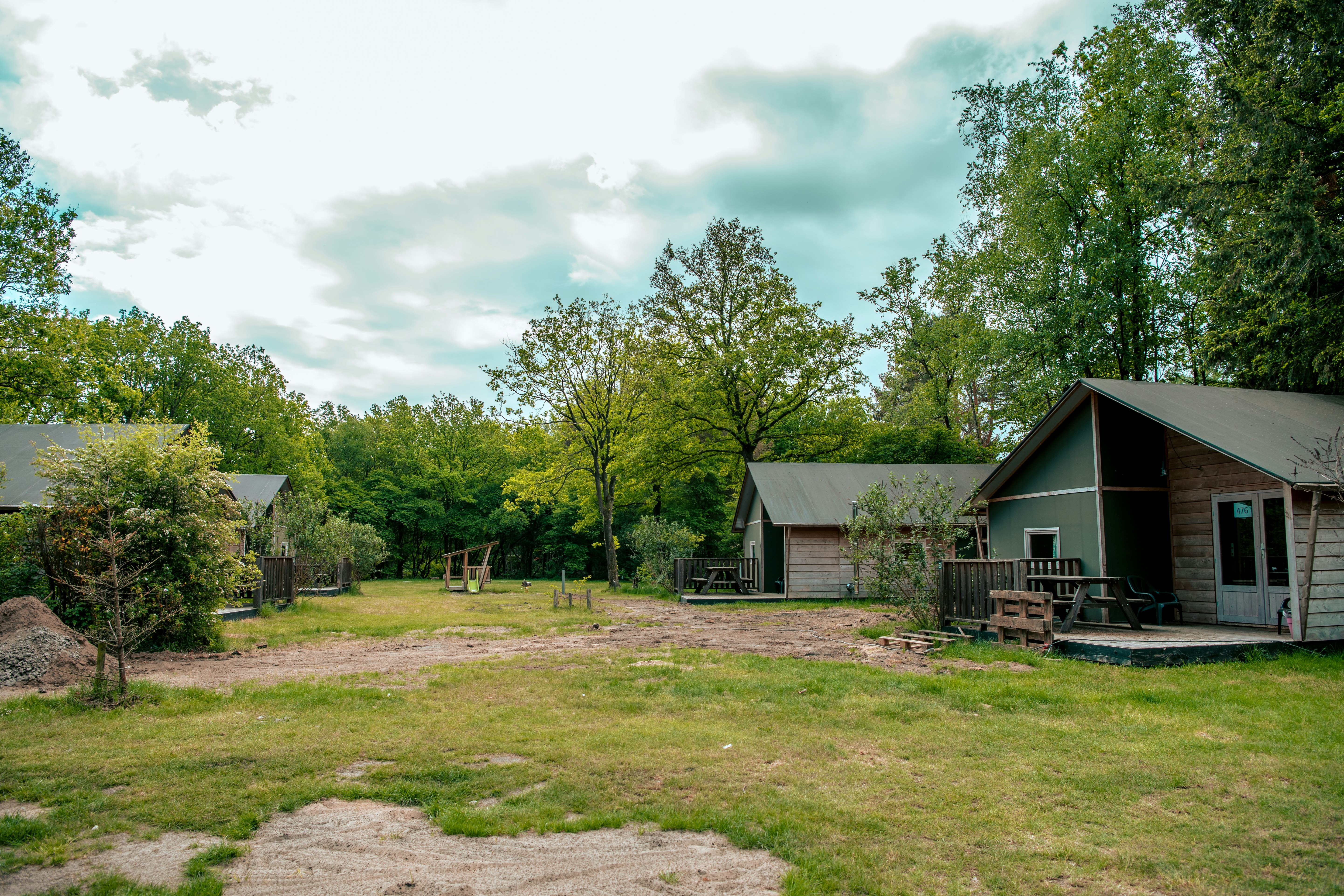 EuroParcs Ruinen  Landclub Camping Ruinen - Mobilheime mit Terrasse im Grünen