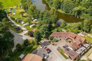 Landgasthof Probstei Zella - Campingplatz aus der Vogelperspektive
