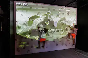 EuroParcs Limburg Landgoed Hommelheide - Kletterwand auf dem Campingplatz