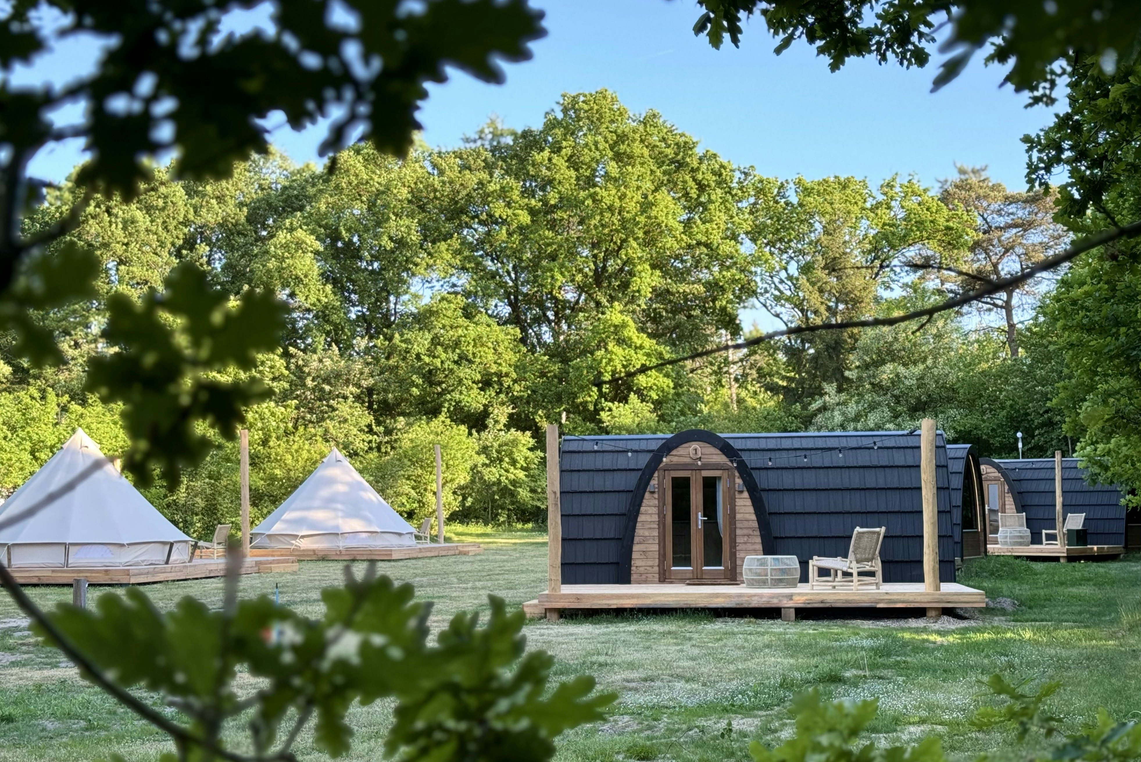 Camping Thuysgrond - Mietunterkünfte und Glamping-Zelte auf dem Campingplatz