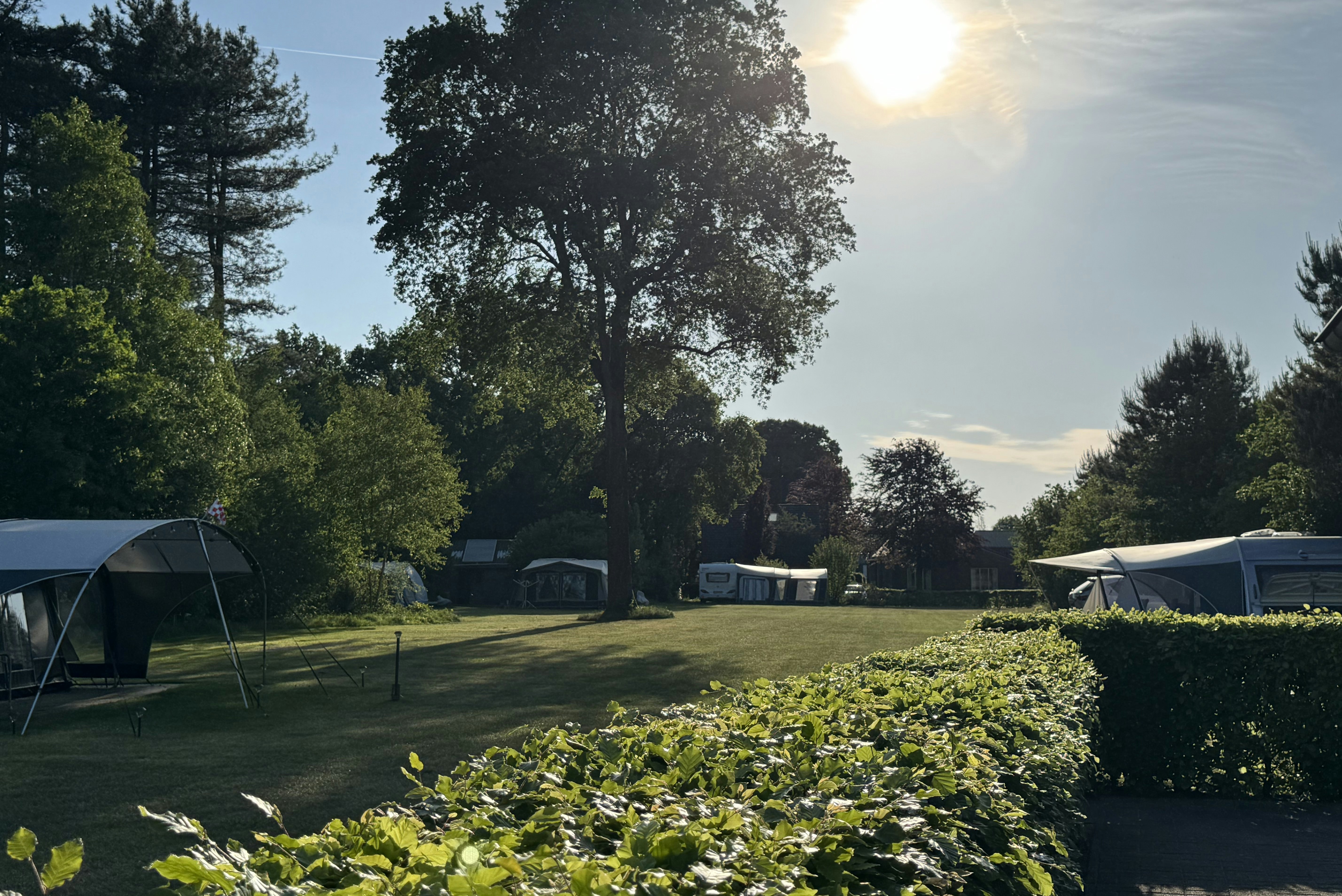 Camping Thuysgrond - Wohnmobil- und Wohnwagenstandplätze auf der Wiese